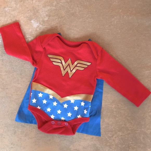 Wonder Woman onesie. Two available for twins! - Picture 1 of 7